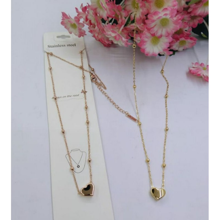 kalung love/kalung termurah/kalung viral/kalung titanium