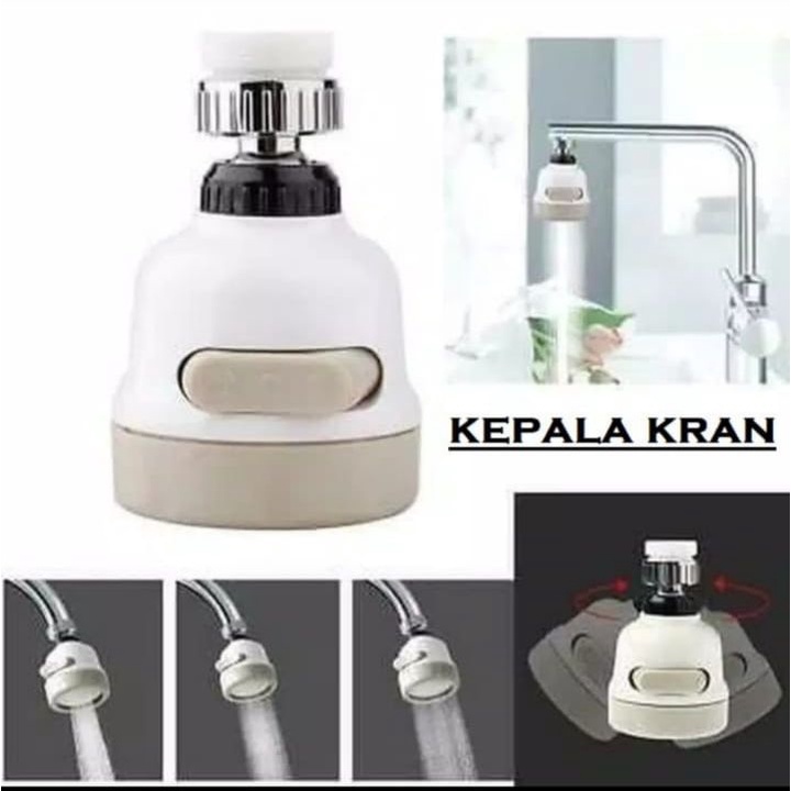 PS Jet Sprayer Sambungan Kran Cuci Piring Keran Air 3 Mode Cuci Piring P8 Terlaris  / Sambungan Kepala Keran Switch On Off Sambungan Keran Air Turbo Faucet