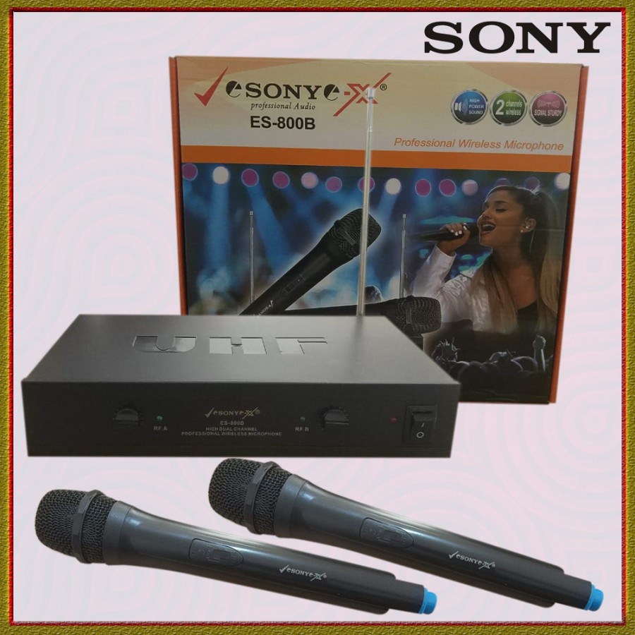 Microphone Wireless Sony ES-800B/Mic/Microphone Sony MURAH BERKUALITAS