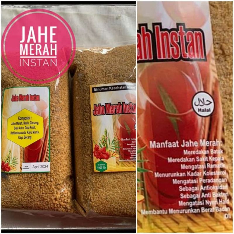 

Jahe Merah Instan Kaya Khasiat