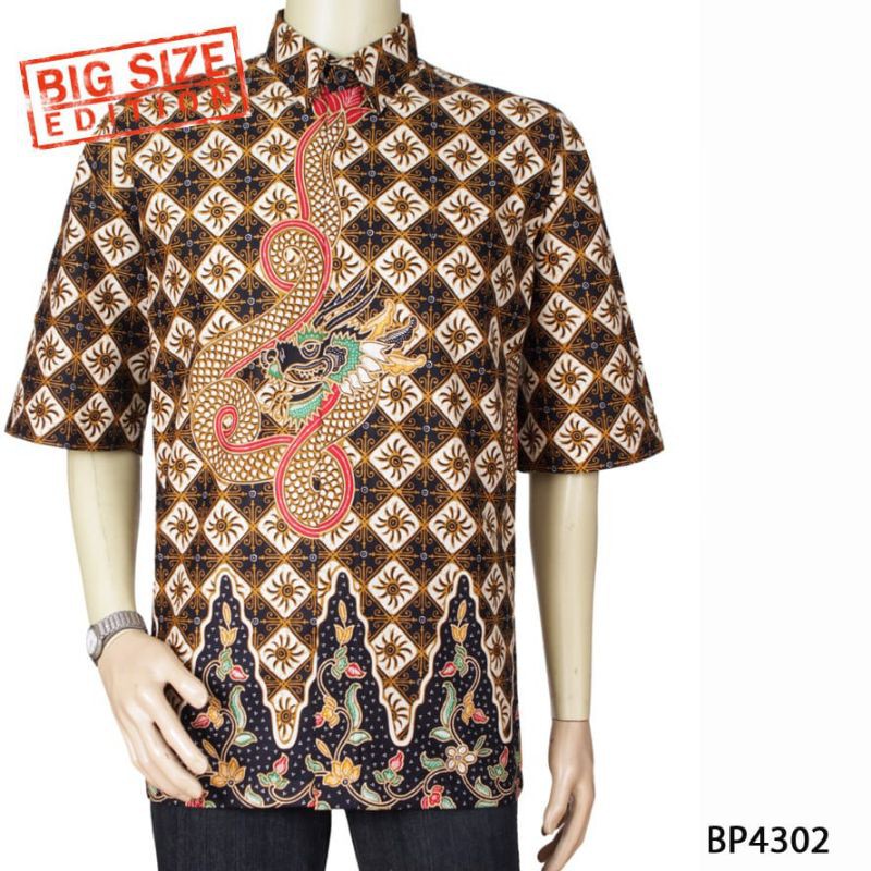 Kemeja Batik Pria Big Size / Jumbo 4302