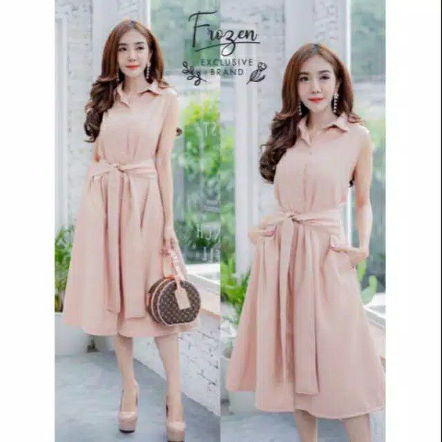 WSE390 - Dress Wilo / Dress Wanita Korea / Dress Wanita Panjang / Dress Wanita / PREMIUM QUALITY