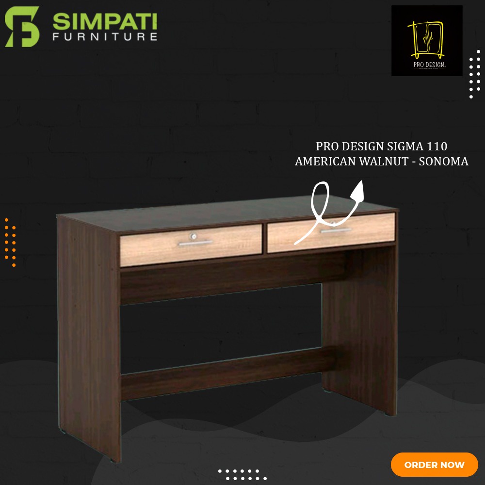Meja Tulis/Meja Belajar Minimalis Pro Design SIGMA 110