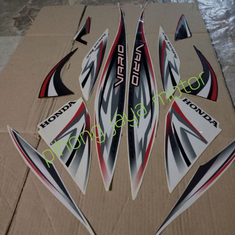 stiker striping full body honda vario 110 lama karbu tahun 2008 - 2012