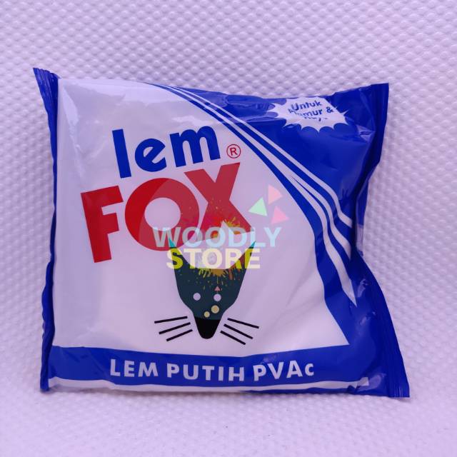 

LEM FOX PUTIH LEM KAYU LEM PVAC LEM PLAMUR TEMBOK 350gr