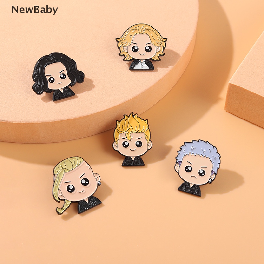 Newbaby Bros Pin Enamel Desain Kartun Anime Lucu