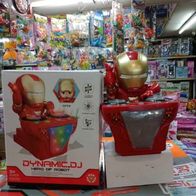 Robot Hero Dance Ironman Dynamic DJ Music