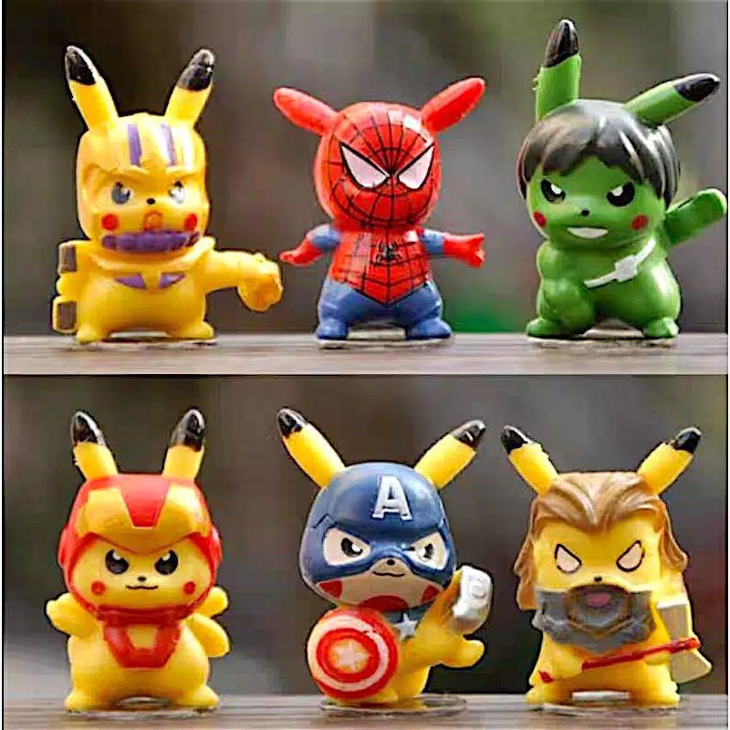 JUAL SATUAN / SET topper cake / miniatur figure Pokemon Cosplay