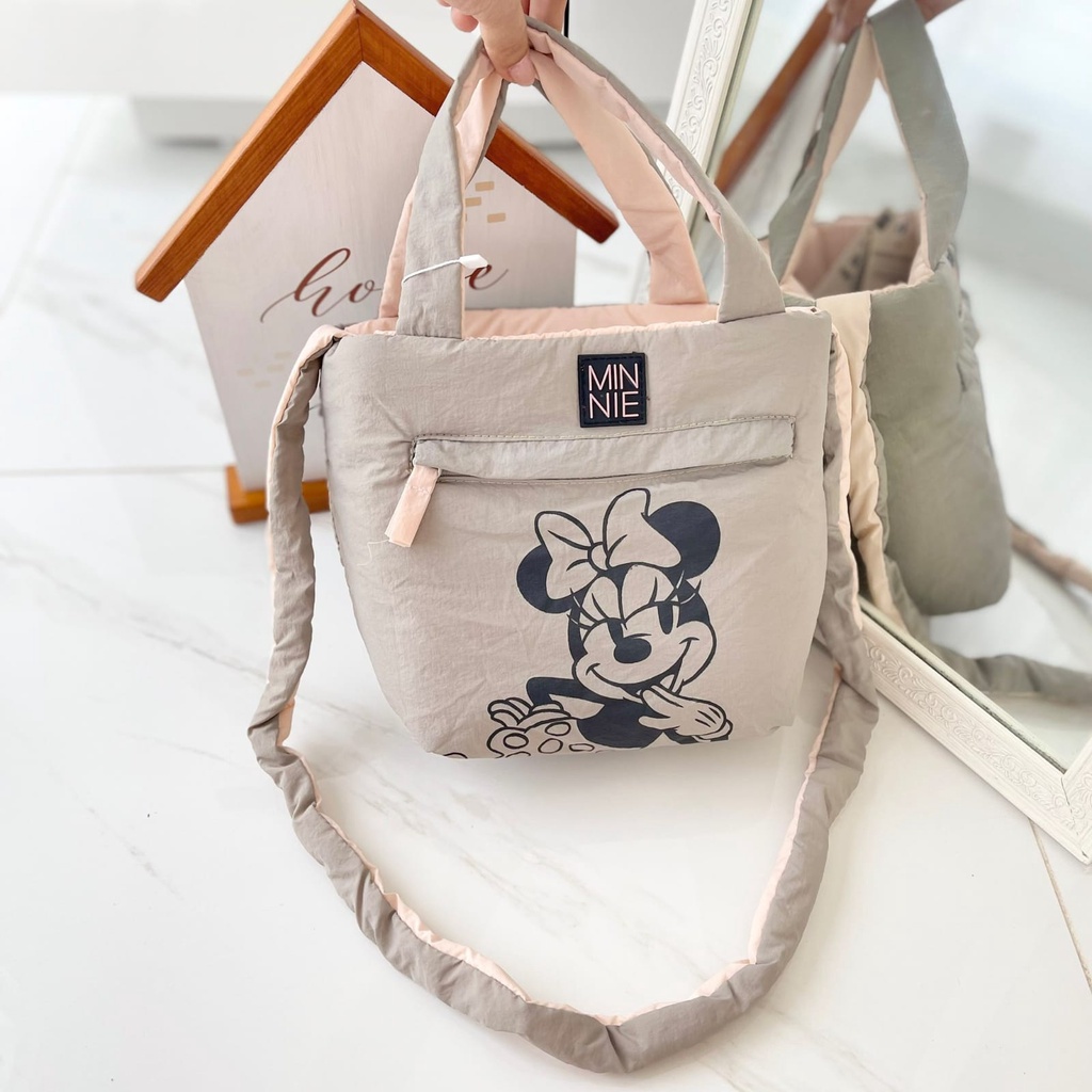 TAS WANITA ZB-3526 TWO COLOR BAG MICKEY