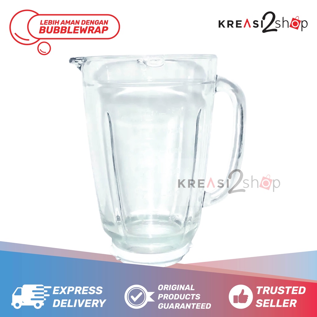 Philips Glass Jar Set / Set Jar Gelas Philips HR2116