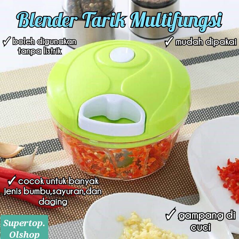 SPEEDY Chopper Blender Tarik / Blender Manual/Blender Sayur⭐ supertop ⭐