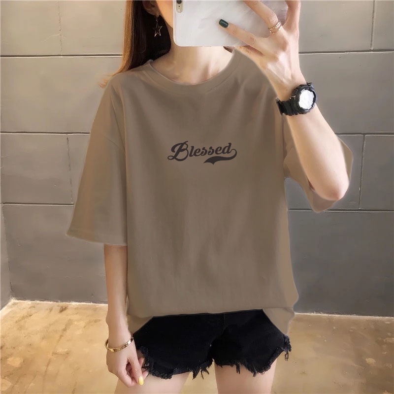 YOURSTYLE1119 - KAOS BLESSED KEKINIAN TERLARIS KEREN UNISEX OVERSIZE