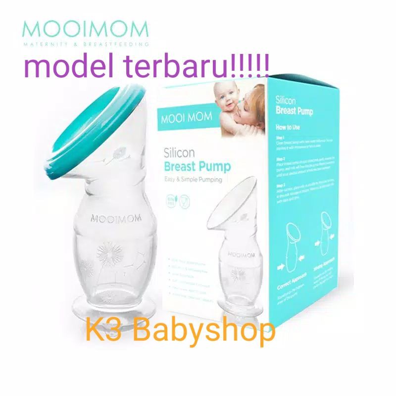 Mooimom Silicone Breastpump Pompa Asi Manual silikon mooi mom silicon BPA free