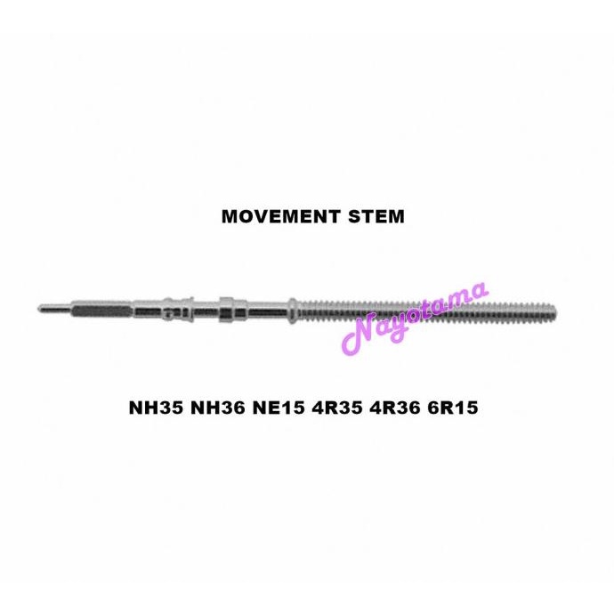 Stem Mesin Jam Seiko 7S26 7S36 4R35 Nh36 Nh36A Automatic Movement Terbaru