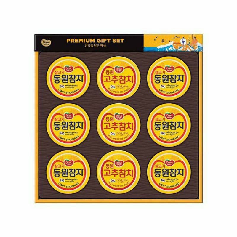 

(PO KOREA) SET RICHAEM DONGWON TUNA ISI 9 KALENG - ORIGINAL KOREA