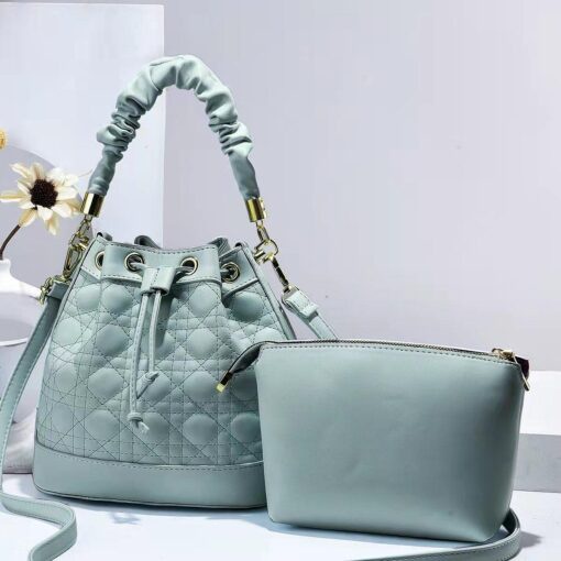 024 Fashion tas HANDBAG 2IN1 Serut Stylish wanita import terbarur tas import tas selempang wanita import kekinian