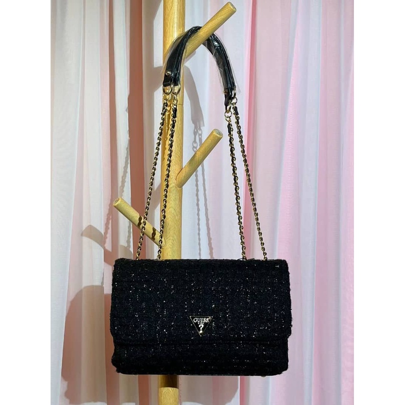 TAS GUESSS GS SHOULDER BAG TAS BAHU TAS SELEMPANG SLING BAG RYAN RAJUT TWEED CROSSBODY FAHION IMPORT PREMIUM #3027