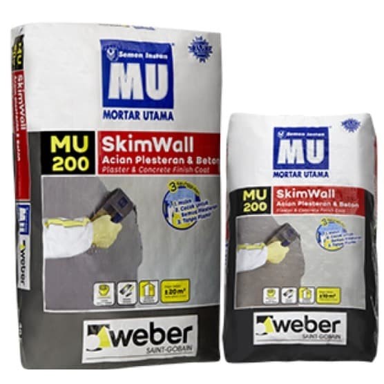 MU200 - Mortar Utama MU 200 Acian Plesteran & Beton
