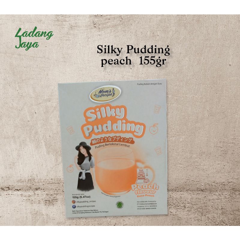 

Silky pudding peach 155gr