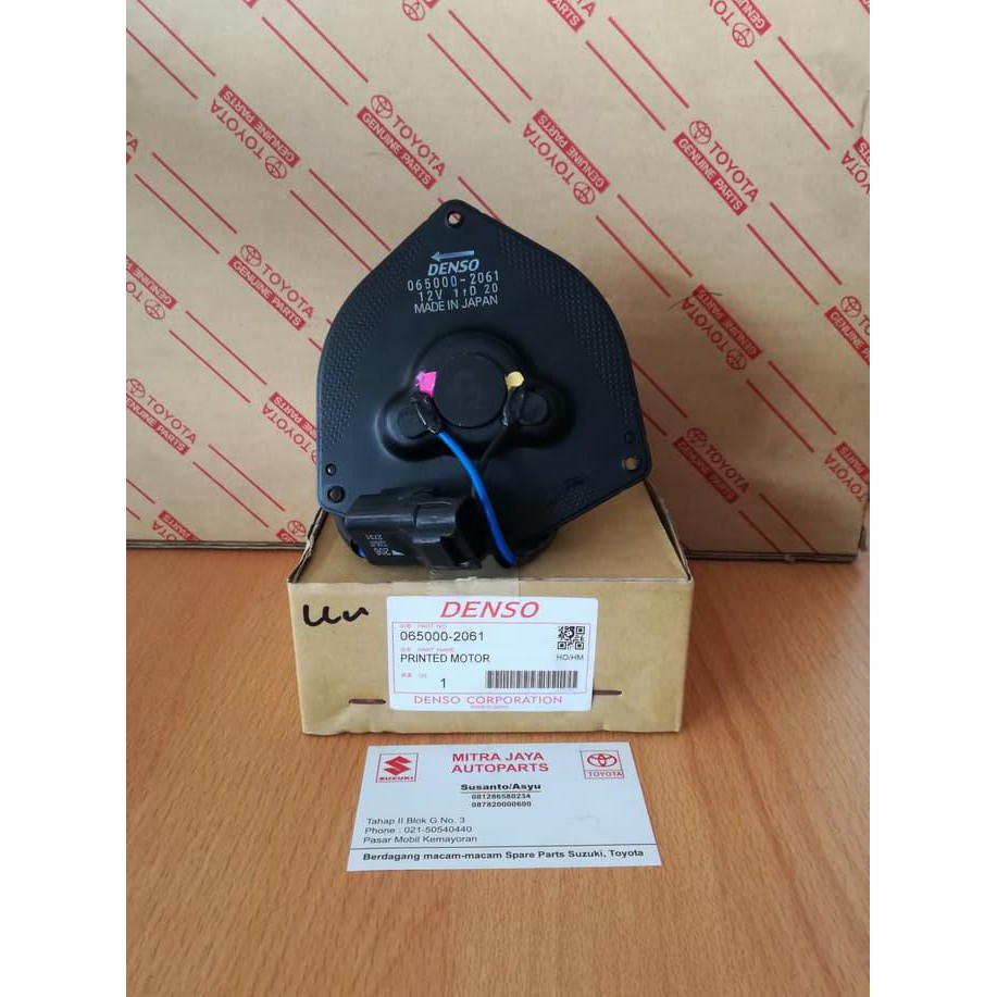 Motor fan AC Great Corolla,Soluna,Baleno