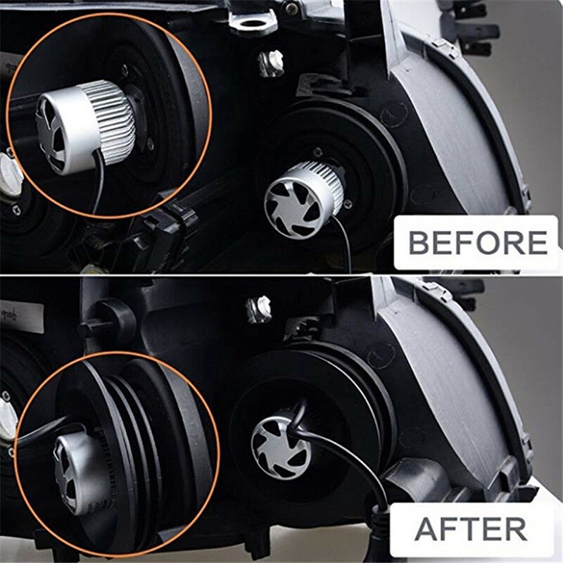 {LUCKID}1X Soft Rubber Dust Cover For Car Auto Headlight Universal LED Light Seal Cap