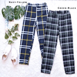 Flanel tartan  pants celana  flanel celana  kotak kotak 