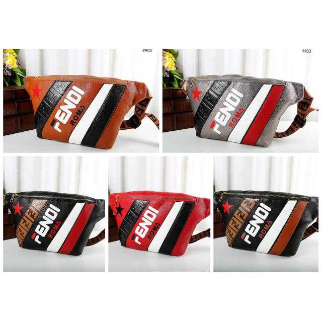 TAS PINGGANG FENDI ROMA 9903 IE NC Tas Impor Batam