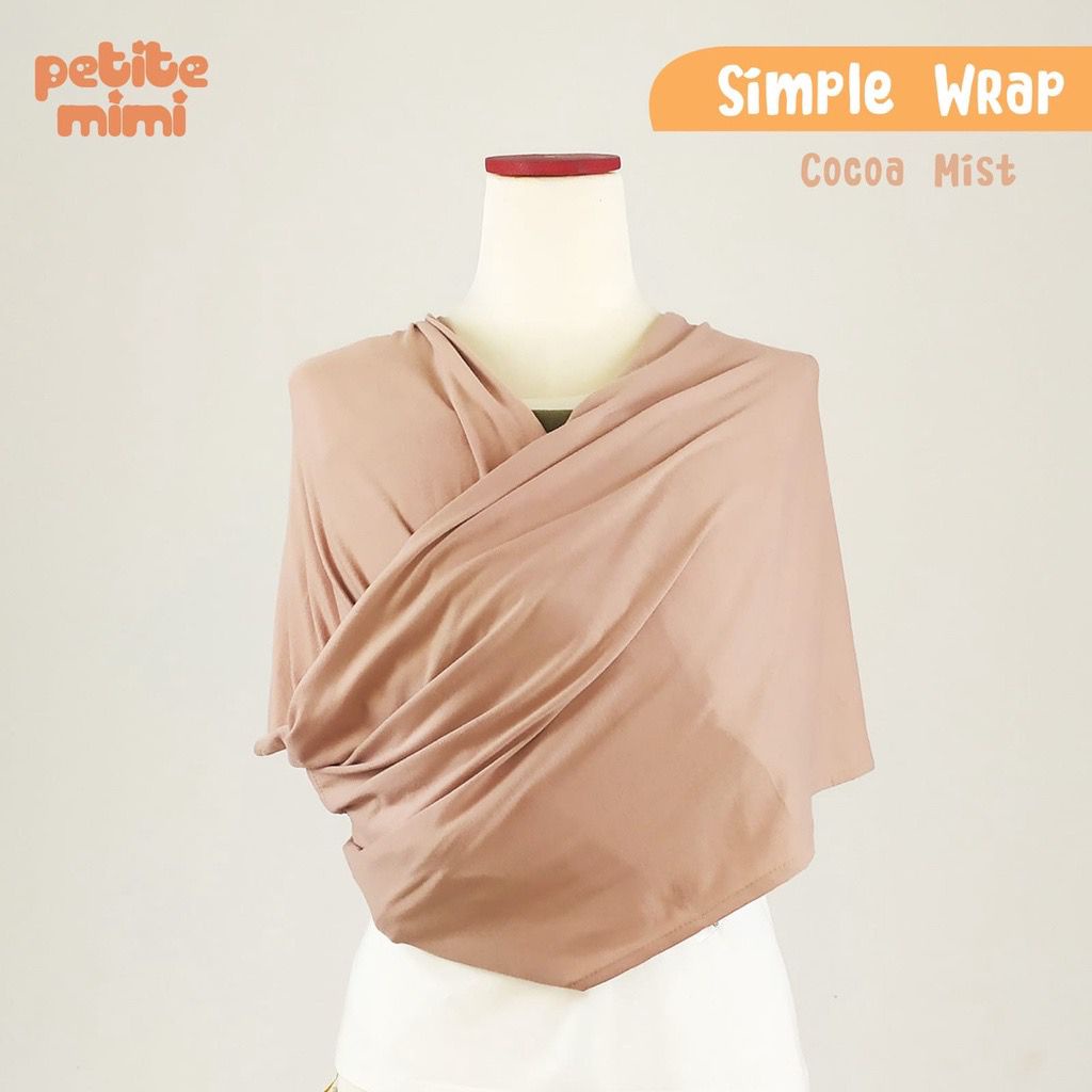 Petite Mimi Simple Wrap / Gendongan Bayi Kaos / Gendongan Depan