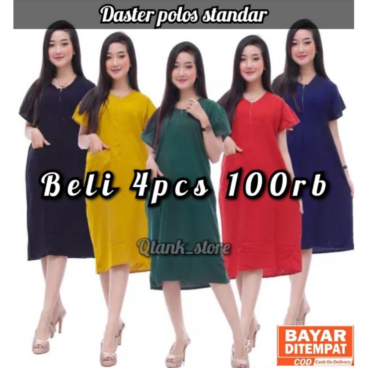 Daster Kekinian Daster Bali Polos Busui Kancing Depan Daster Rayon Daster ibu Daster Busui