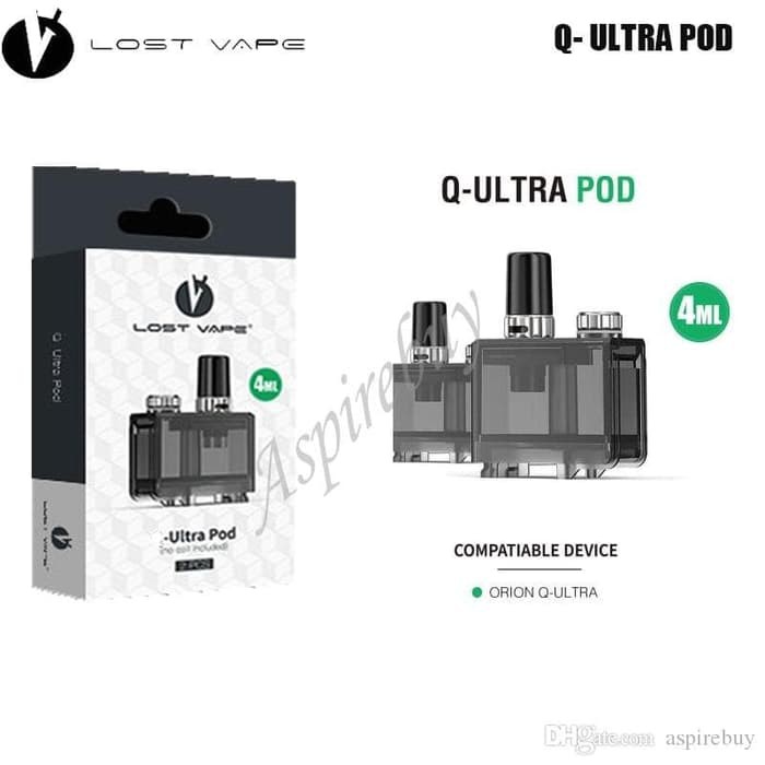 LOSTVAPE ORION Q ULTRA BOOST EMPTY POD AUTHENTIC BY LOSTVAPE VAPORIZER