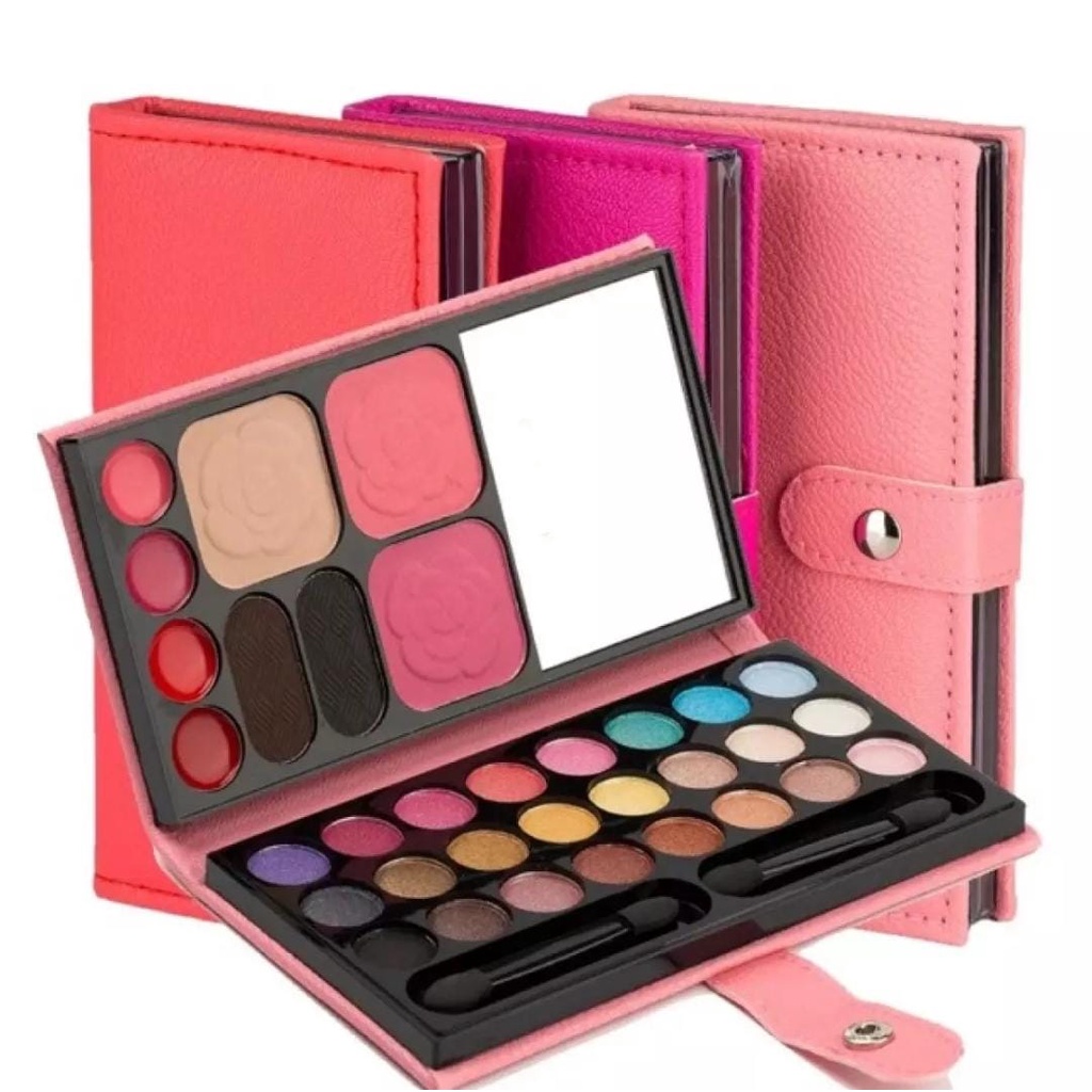 EYESHADOW PALLETE MAKE UP KIT UK BESAR- FREE MASKER HANASUI