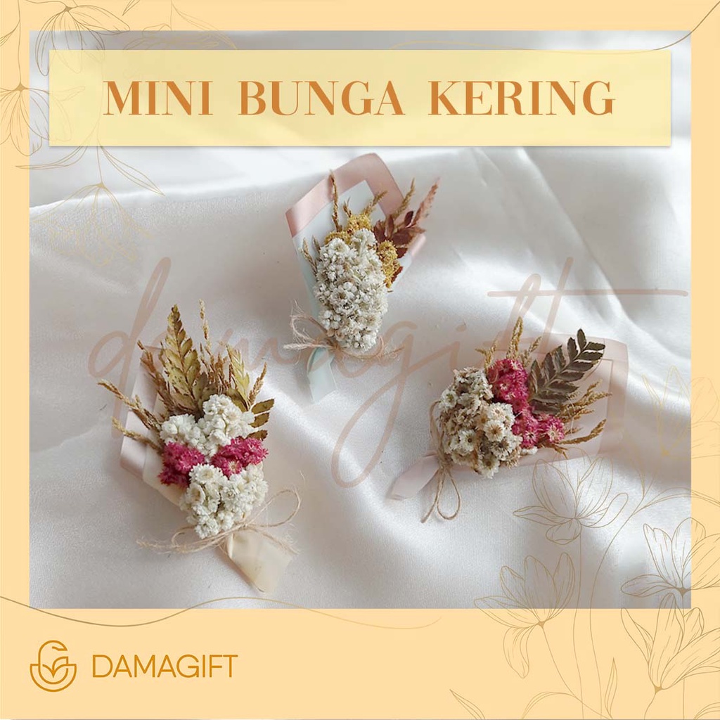 

Buket Bunga Mini Edelwais kering pelengkap box gift / hampers