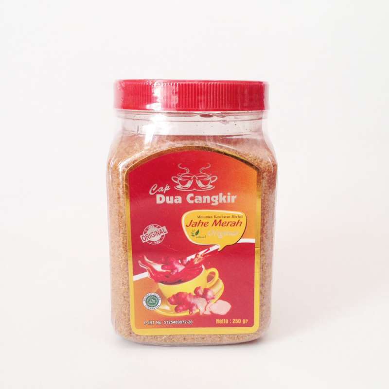 

Jahe Merah ORIGINAL Cap Dua Canggkir 250 Gram HERBAL KESEHATAN TUBUH