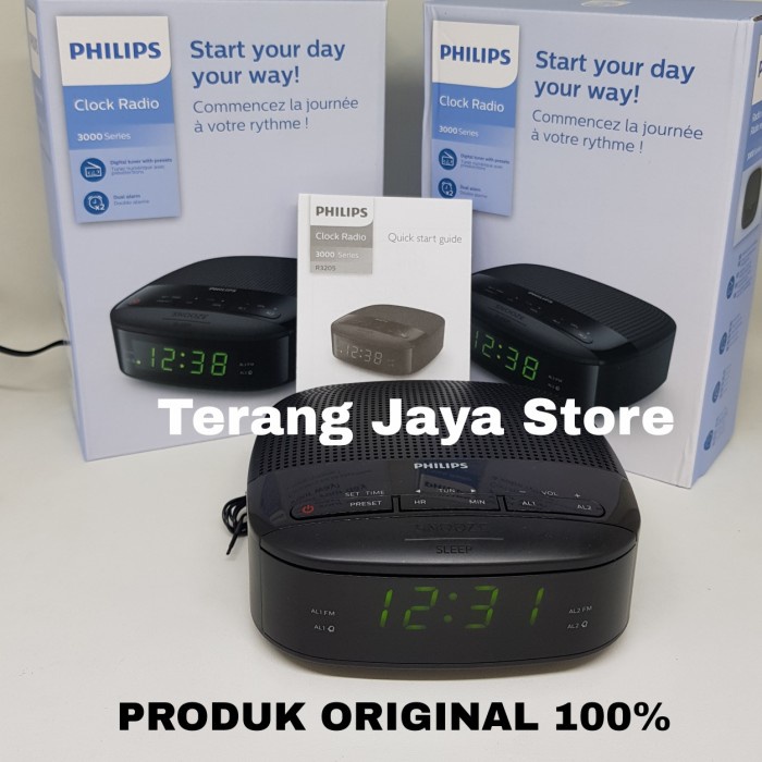 Radio Philips TAR3205 Jam Radio Digital Philips TAR3205 Radio Clock
