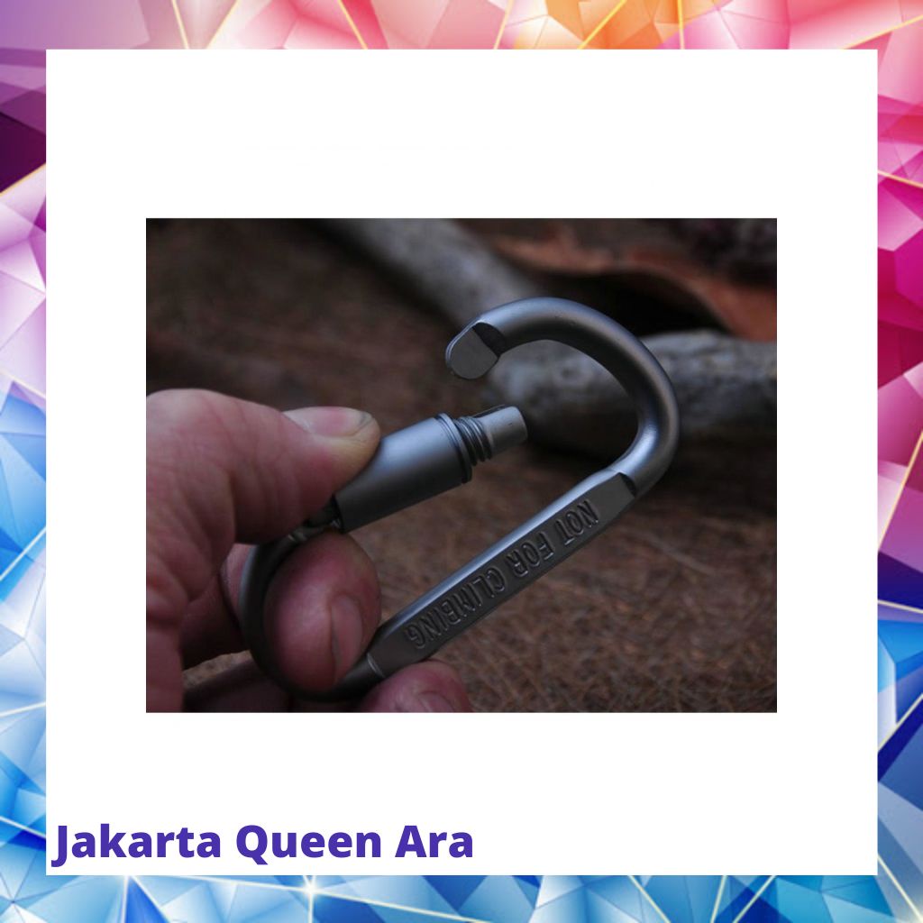 LIXADA Quickdraw Carabiner Gantungan Tas Aluminium - AT760