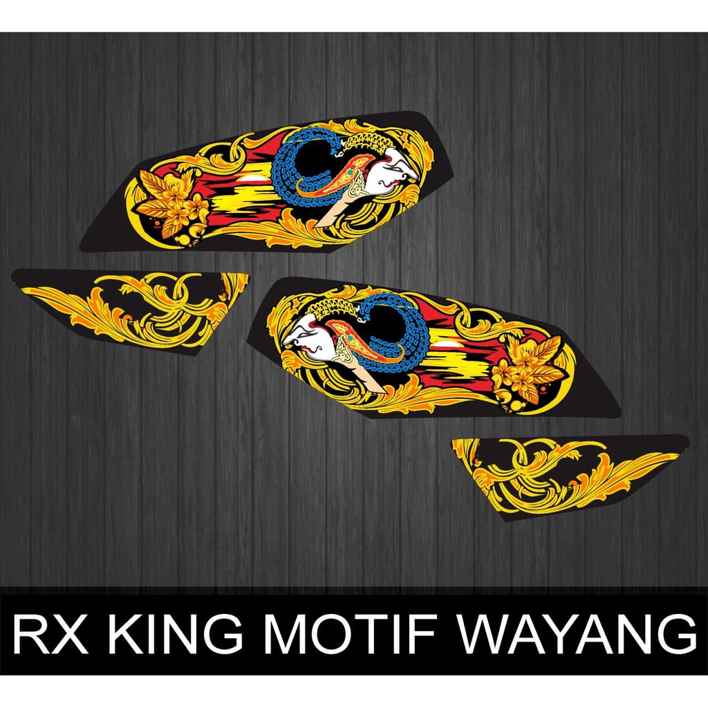 STIKER STRIPING MOTOR RX KING WAYANG