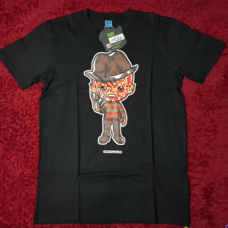 [KIZARU WORLD] KAOS KIZARU ANIMANGA FREDDY KRUEGER BLACK