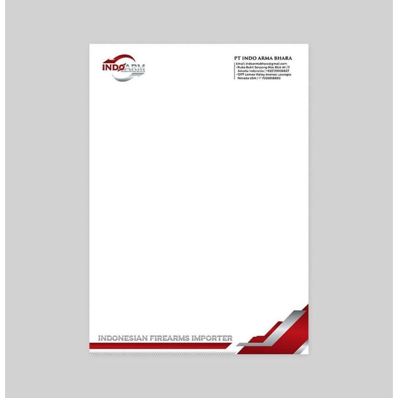 

Cetak Kop Surat HVS F4