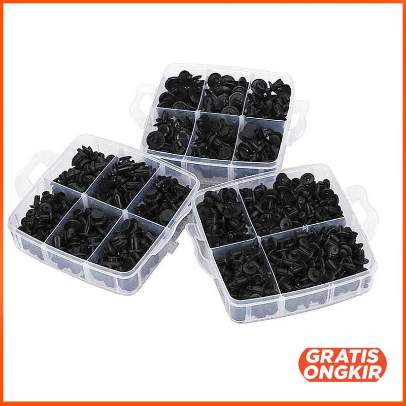 Baut Rivet Mobil Universal Car Pin Fasteners Clip 620 PCS - CA03