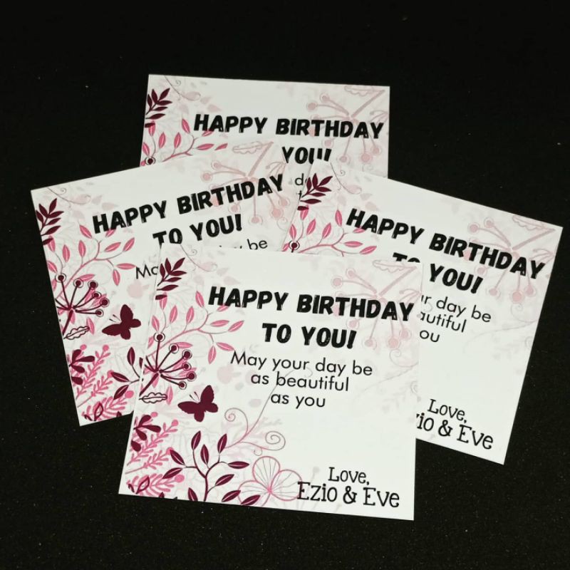 

Custom Sticker Birthday Lable