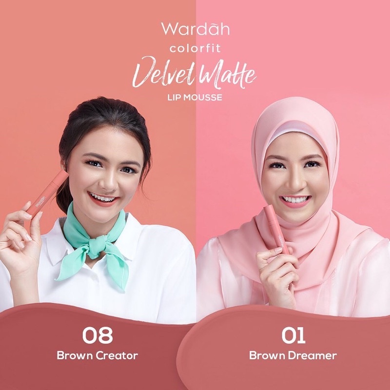 WARDAH COLORFIT VELVET MATTE LIP MOUSSE 14WARNA