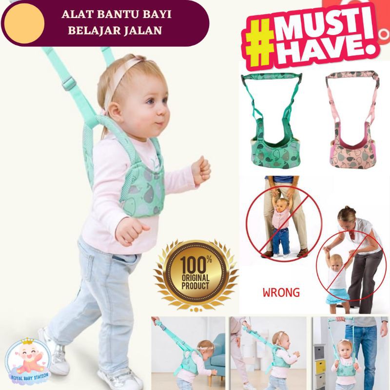 New Model Baby Walking Assisten Sabuk Alat Bantu Belajar Jalan Bayi Anak Lucu Aman