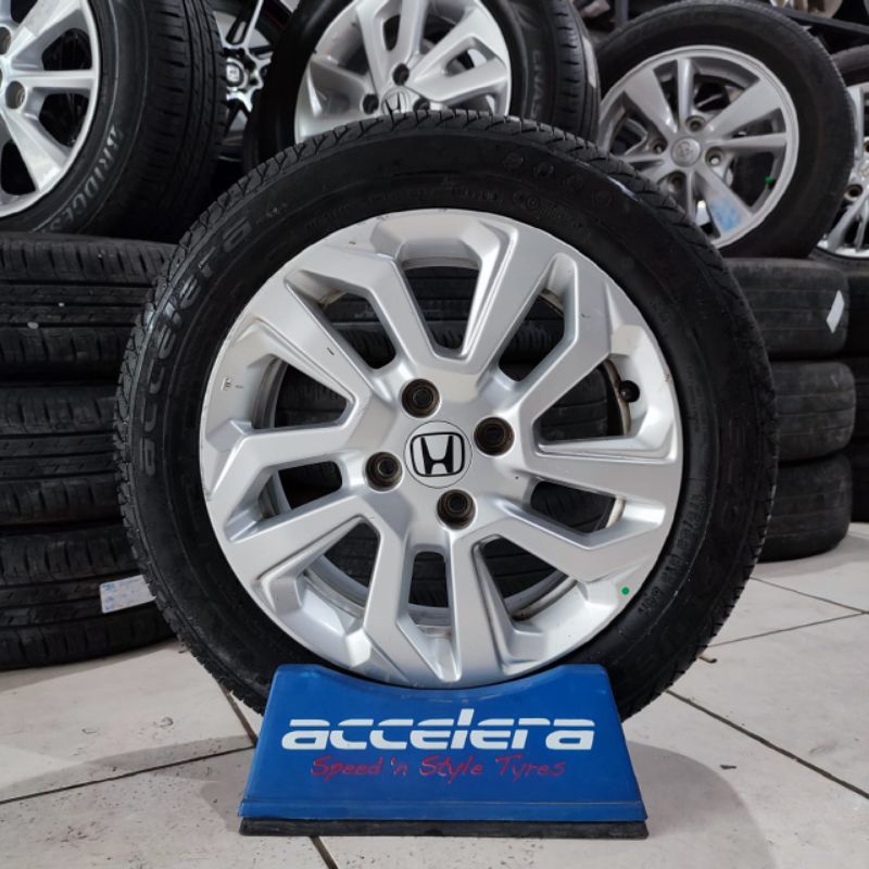 velg mobil second oem jazz s ring 15 pcd 4x100 ban 185 60 15 accelera bisa buat mobilio jazz brio