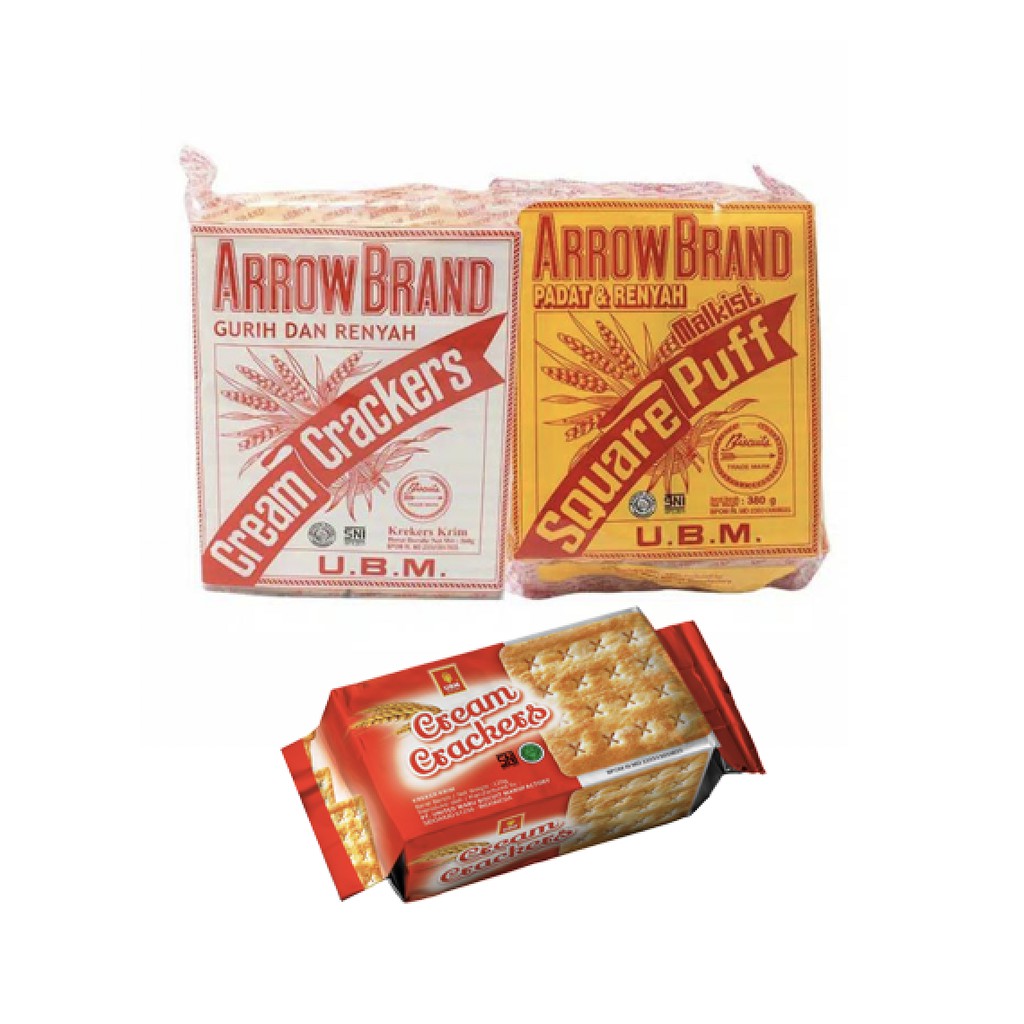 

UBM Cream Crackers / Arrow Brand UBM (MANIS Square Puff/ ASIN Cream Crackers)