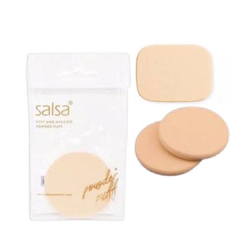 SALSA Sponge Bedak Bulat & Persegi | Puff Spons | Spons Bedak