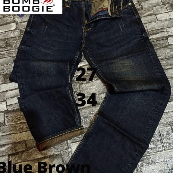 CELANA JEANS PANJANG PRIA TERBARU BOMBBOOGIE JEANS