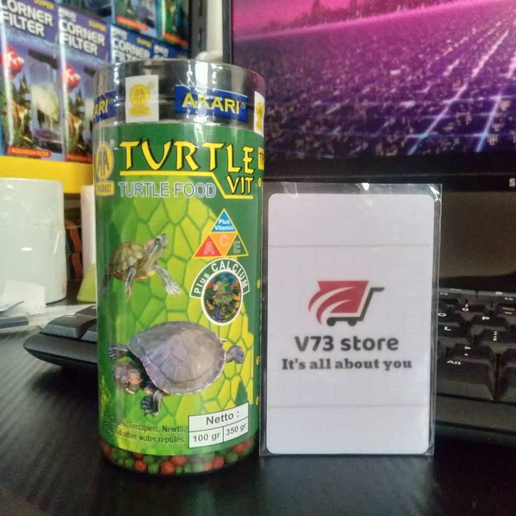 AKARI TURTLE VIT 100 GR MAKANAN KURA KURA