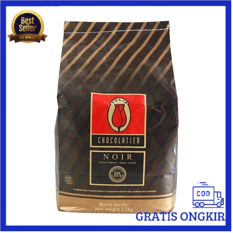 

COKLAT BUBUK HITAM/ TULIP NOIR REPACK 100GR -Terlengkap-Termurah-Berkualitas