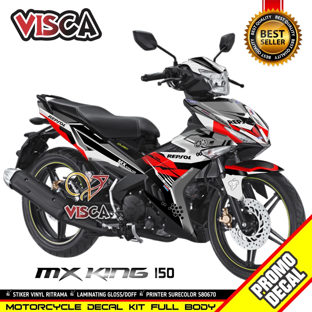 Decal MX King 150 Full Body Stiker MX King 150 Striping MX King 150 Sticker MX King 150 Full Blok mo