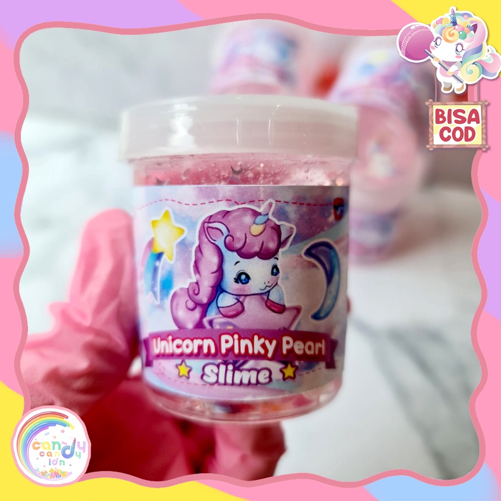 slime Unicorn Pinky Pearl by kadokado.idn free charm unicorn dan pearl